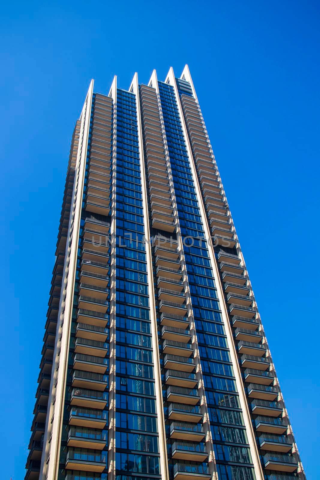 Dubai, UAE - 02.04.2021 Shot of a skyscraper in Dubai downtown