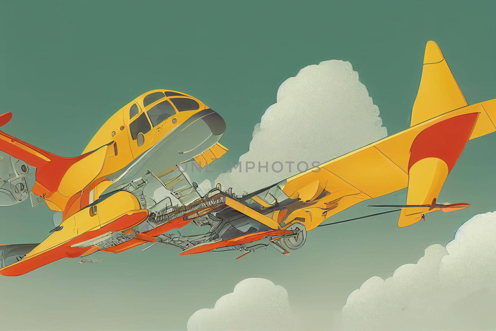 Aircraft Mechanic. High quality 2d illustration