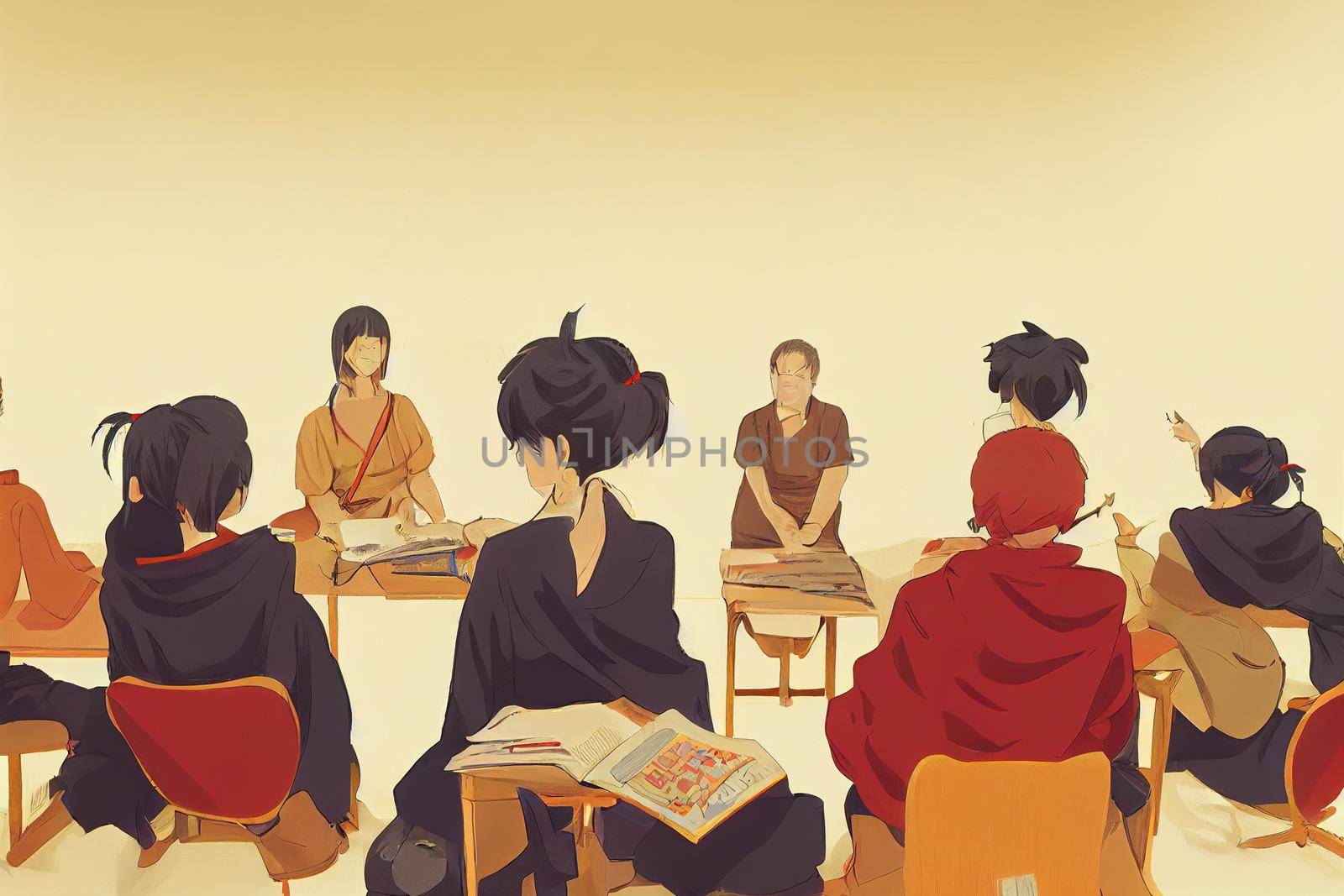 Area, Ethnic, and Cultural Studies Teachers, Postsecondary ,Anime style illustration by 2ragon