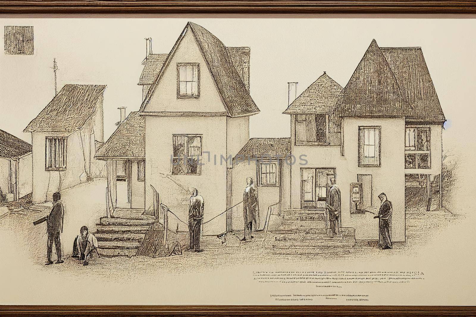 Real Estate. High quality 2d illustration