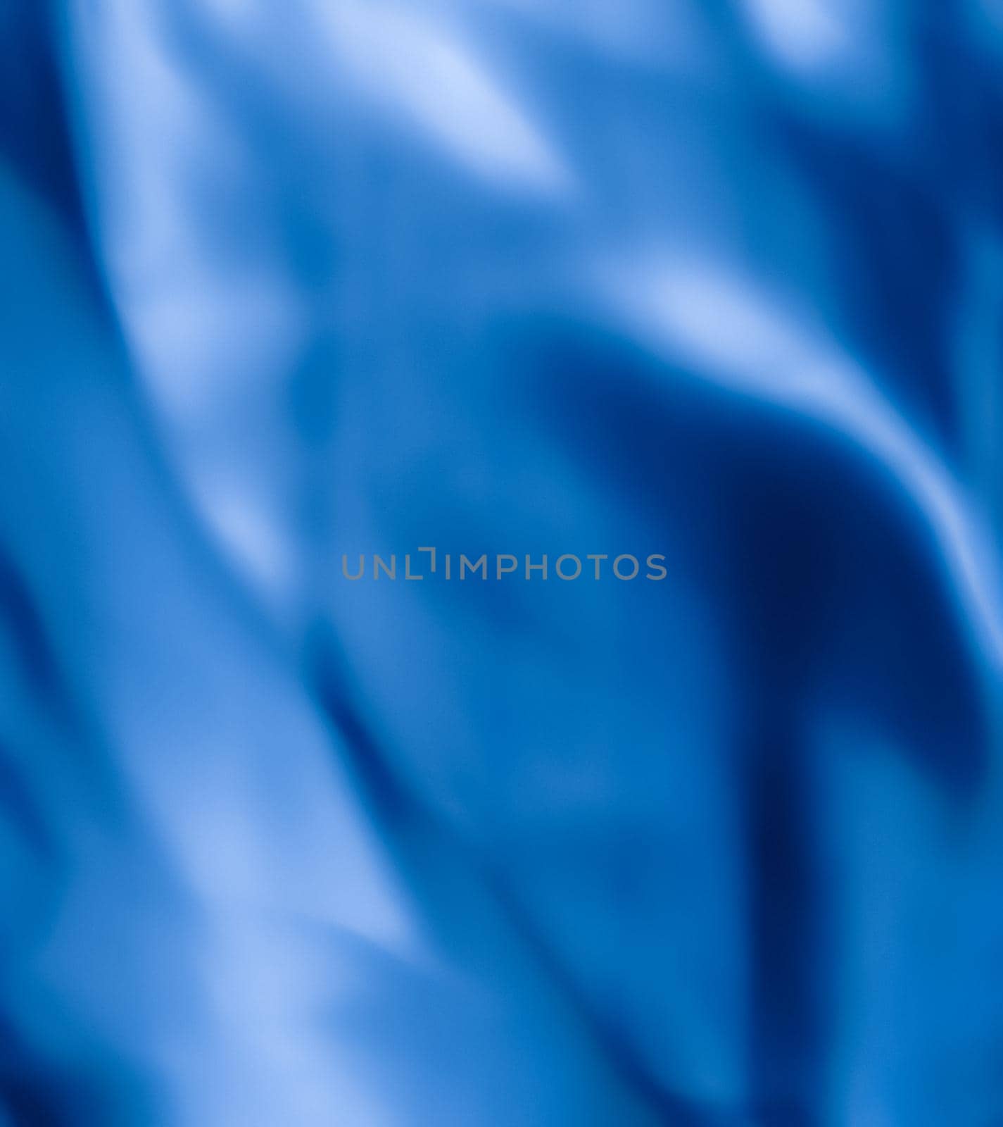 Holiday branding, beauty glamour and cyber backgrounds concept - Blue abstract art background, silk texture and wave lines in motion for classic luxury design