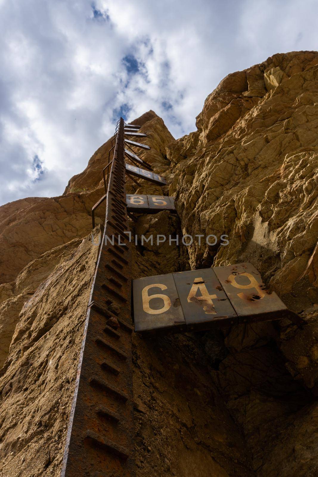 water level gauge in a swamp dried up by the severe drought by joseantona