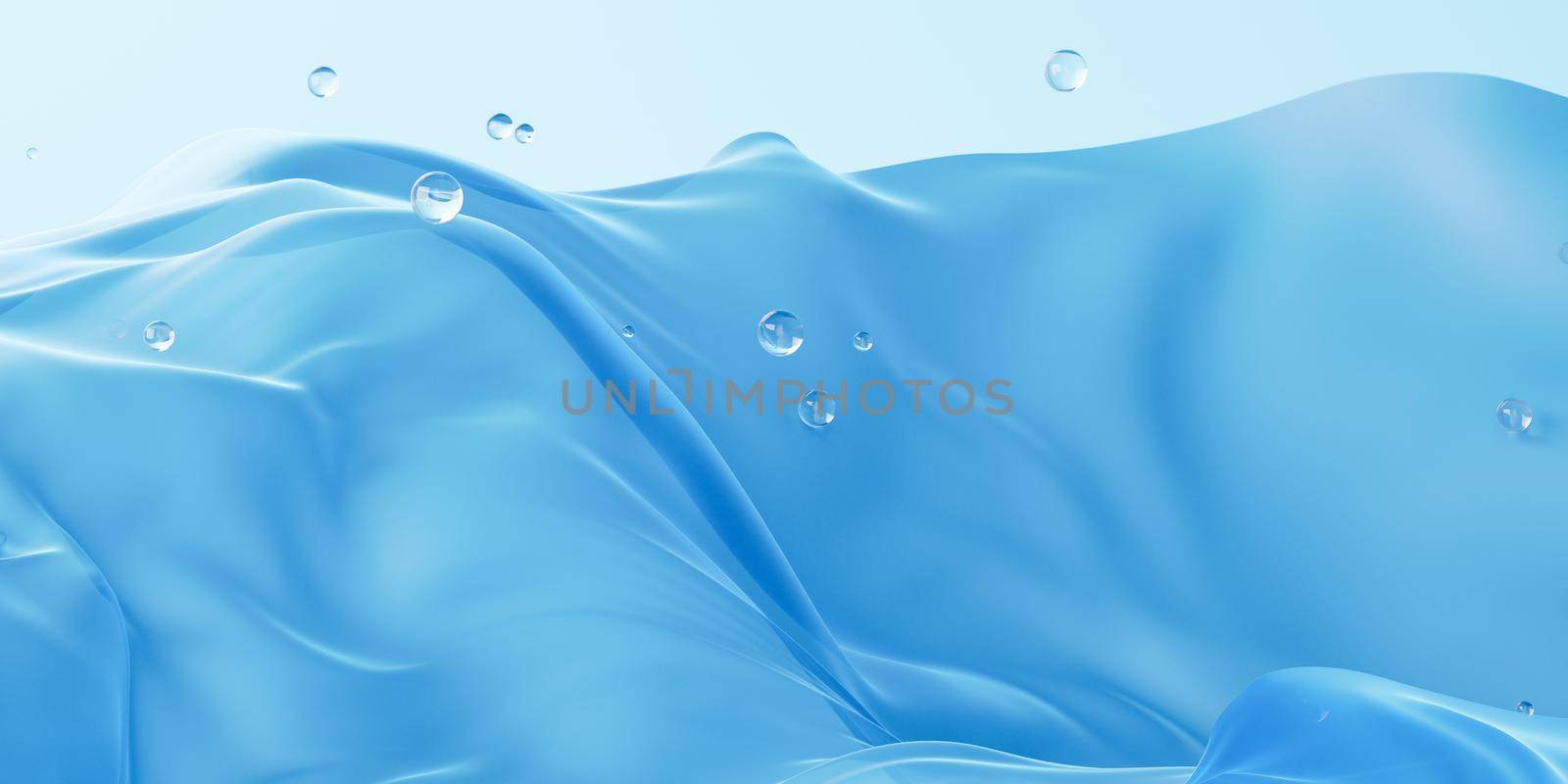 Flowing cloth background, 3d rendering. Computer digital drawing.