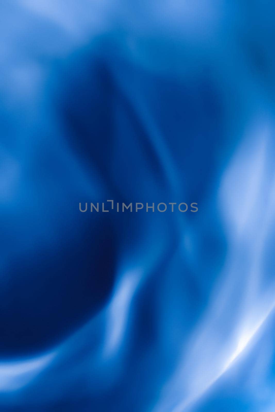 Holiday branding, beauty glamour and cyber backgrounds concept - Blue abstract art background, silk texture and wave lines in motion for classic luxury design