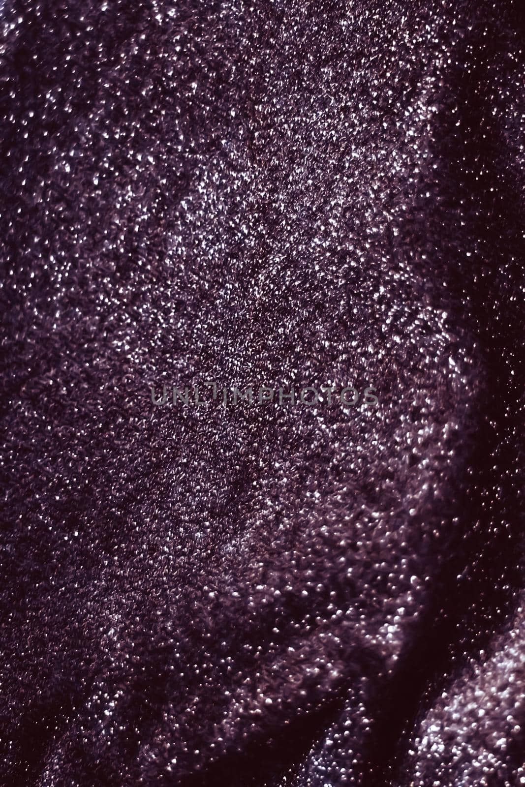 Purple holiday sparkling glitter abstract background, luxury shiny fabric material for glamour design and festive invitation by Anneleven