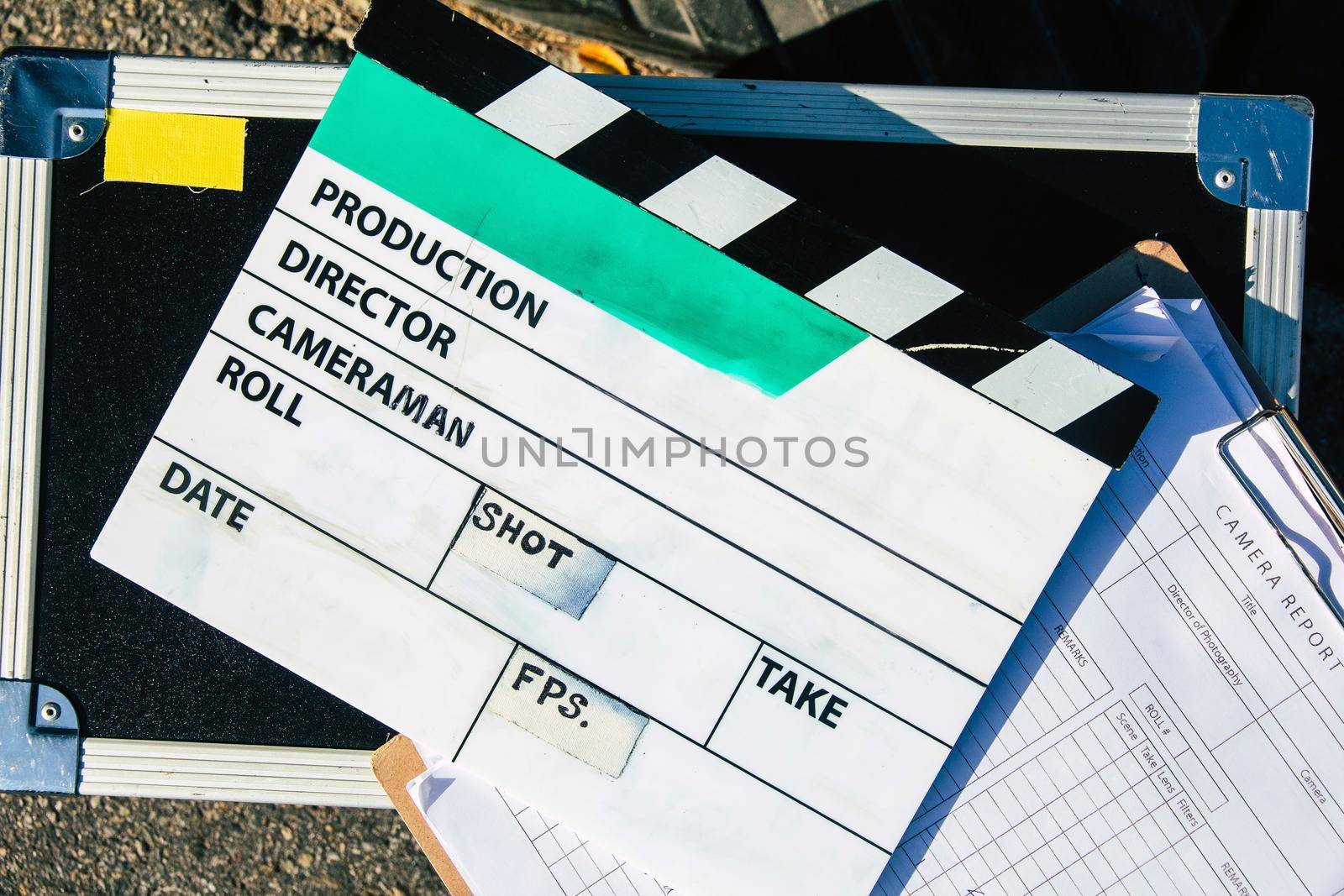 film crew production set by ponsulak