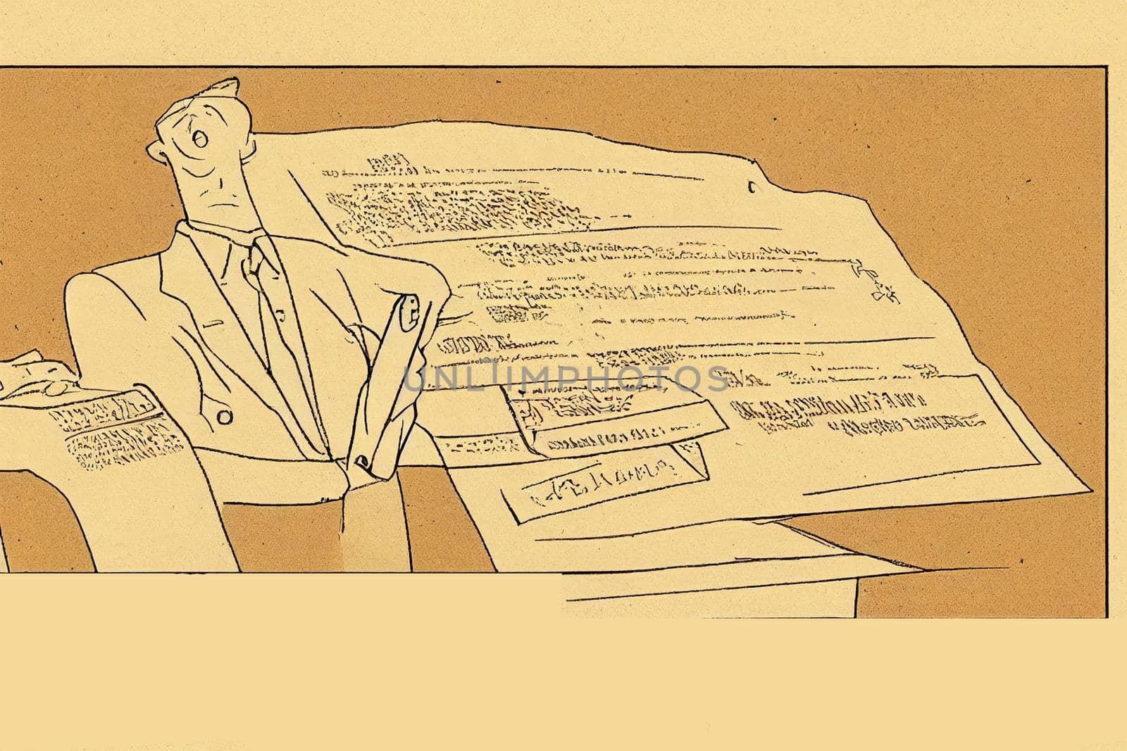 Claims Adjusters, Examiners, and Investigators ,Toon illustration V1 High quality 2d illustration