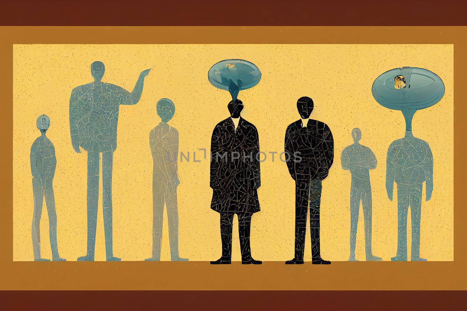 Computer and Information Scientists, Research ,Toon illustration V2 High quality 2d illustration