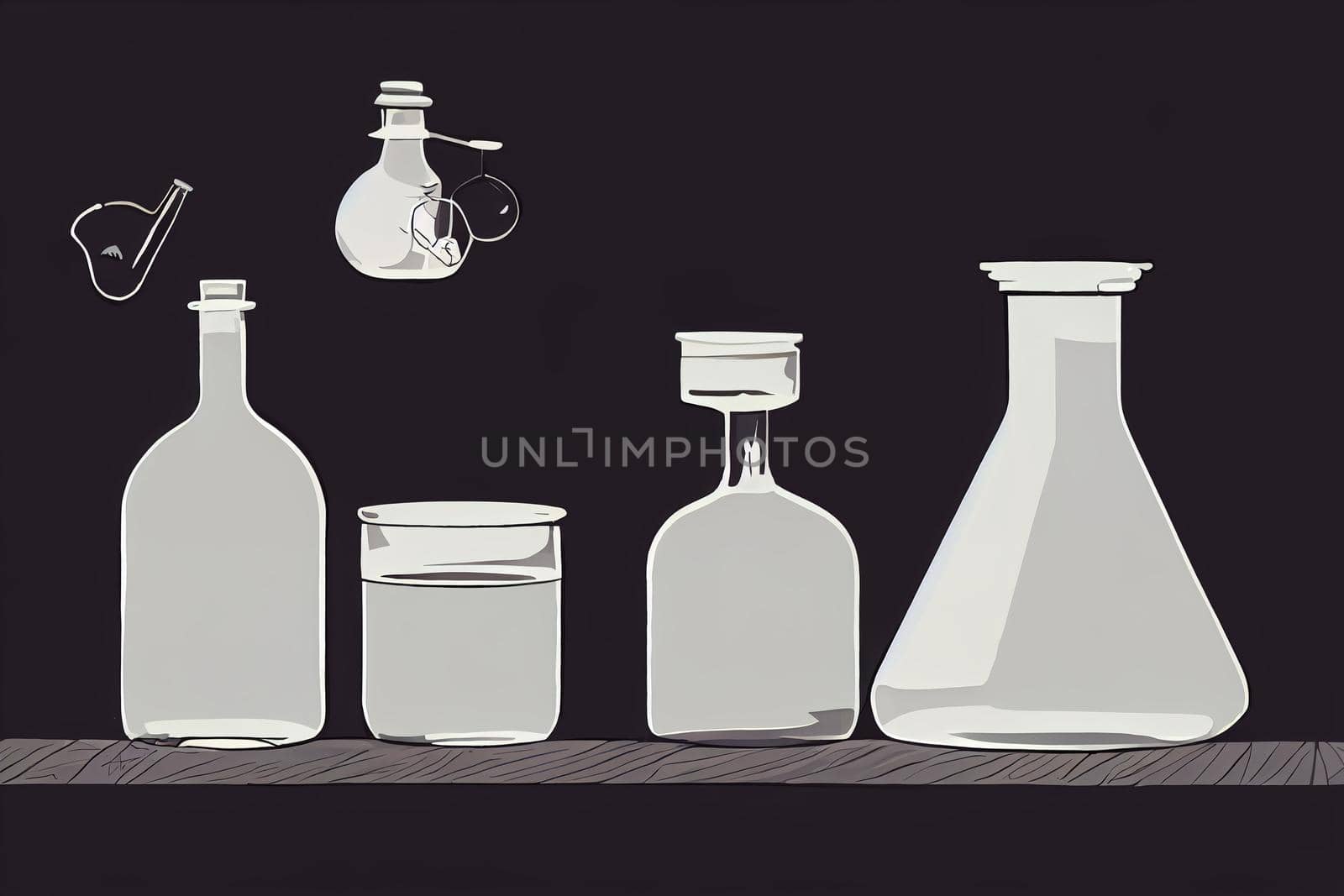 Chemists ,Cartoon illustration V2 High quality 2d illustration