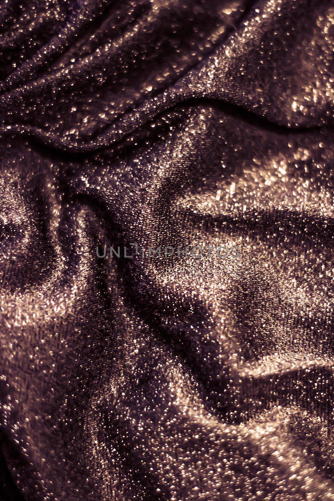 Luxe glowing texture, night club branding and New Years party concept - Copper holiday sparkling glitter abstract background, luxury shiny fabric material for glamour design and festive invitation