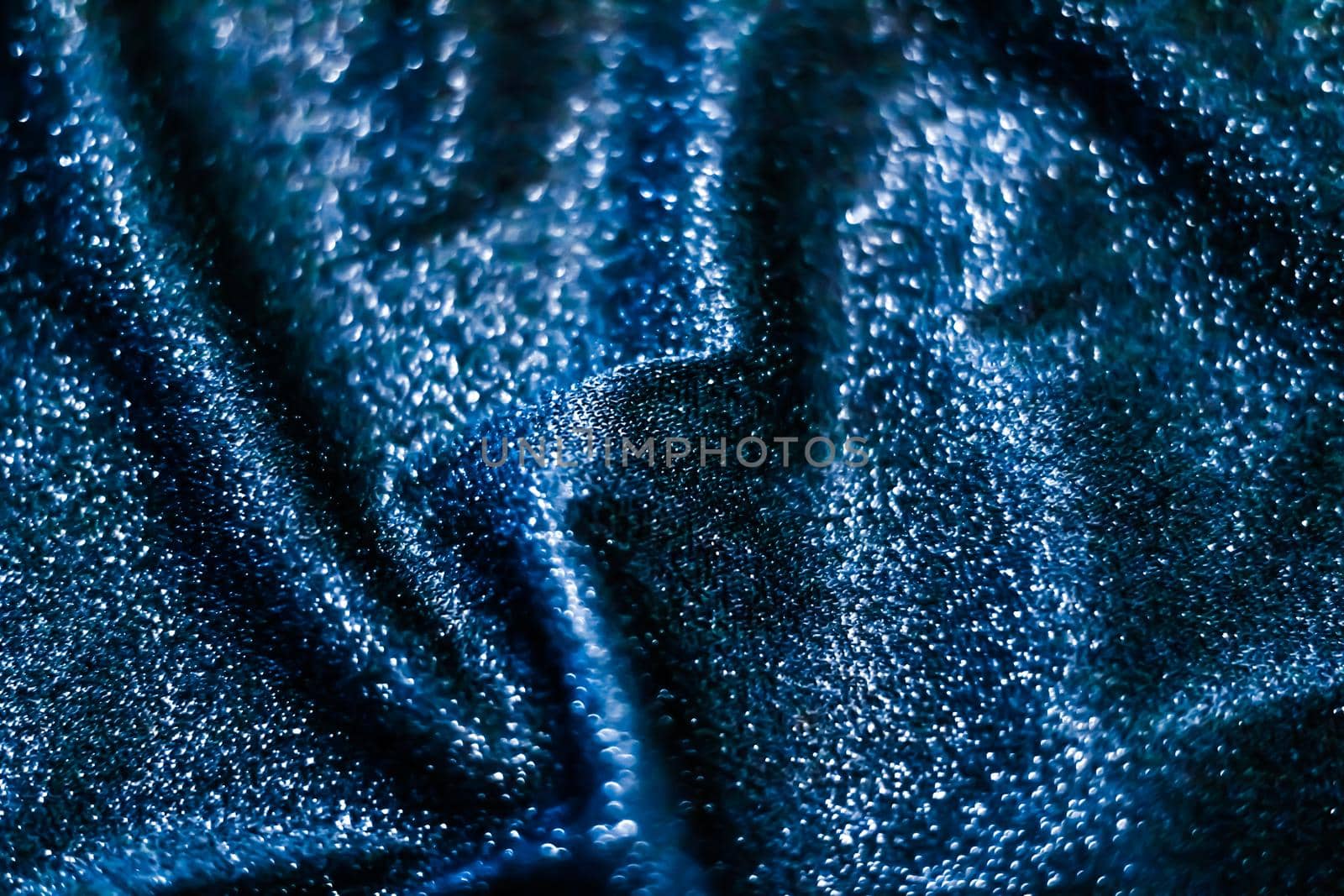 Luxe glowing texture, night club branding and New Years party concept - Blue holiday sparkling glitter abstract background, luxury shiny fabric material for glamour design and festive invitation