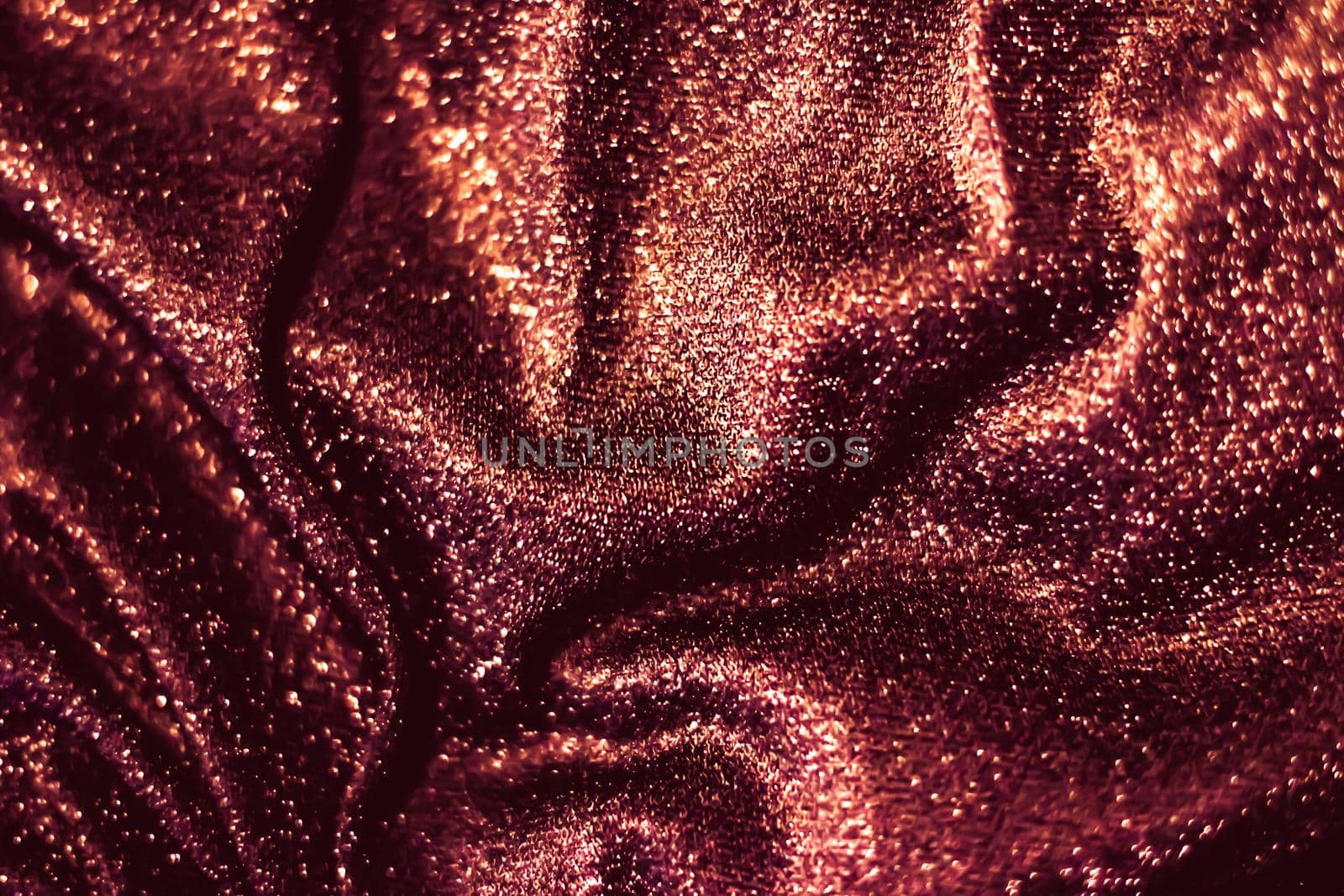 Red holiday sparkling glitter abstract background, luxury shiny fabric material for glamour design and festive invitation by Anneleven