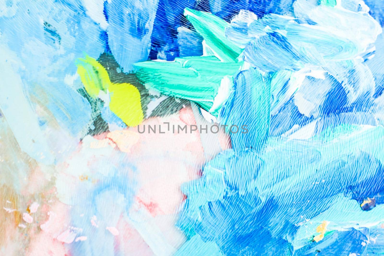 Painted texture, artistic backdrop and modern painting concept - Abstract acrylic paint strokes, art brush flatlay background