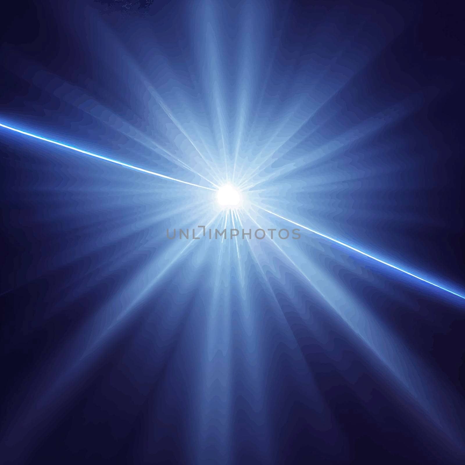blue Light Lens flare on black background. Lens flare with bright light isolated with a black background by JpRamos