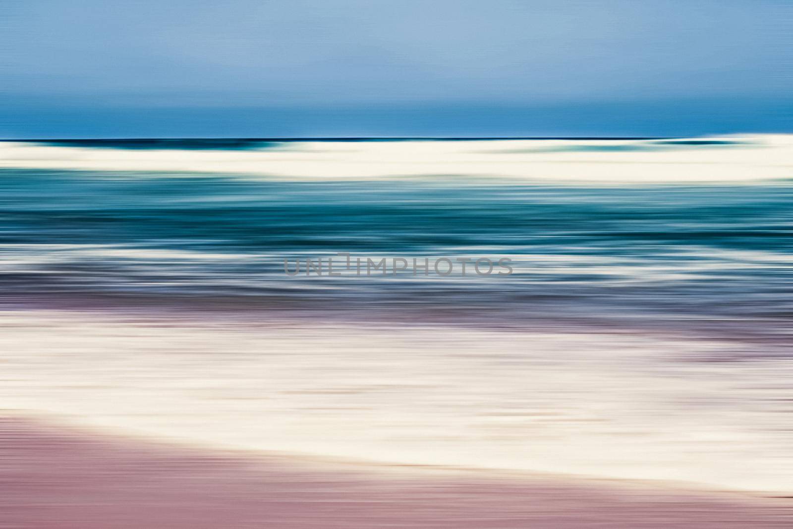 Coastal art print, holiday destination and luxury travel concept - Abstract sea background, long exposure view of dreamy ocean coast in summer