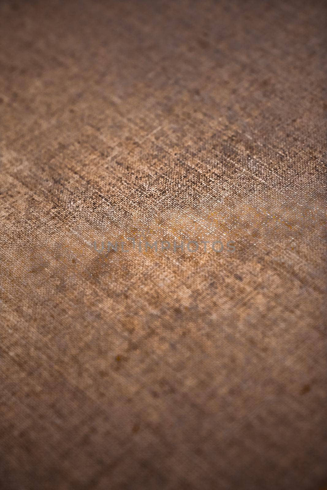 Decorative old vintage linen fabric textured background for interior, furniture design and art canvas backdrop by Anneleven