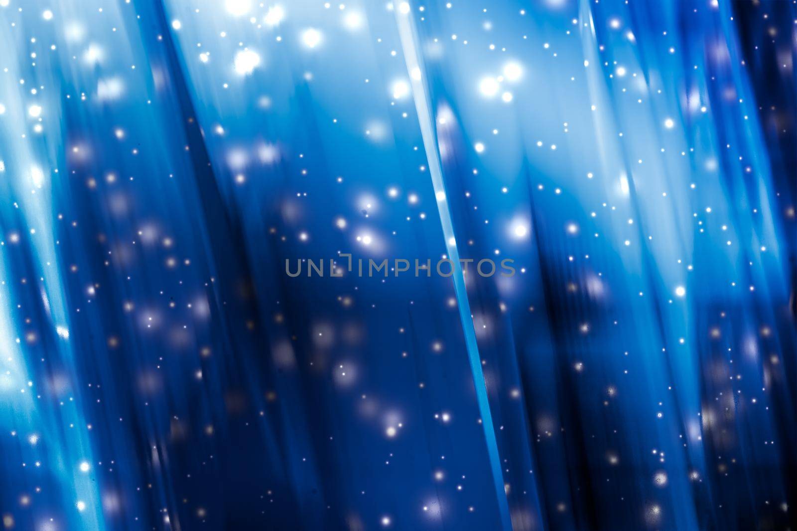 Christmas card, New Years Eve and winter beauty art concept - Holiday brand abstract background, blue digital design with glowing snow