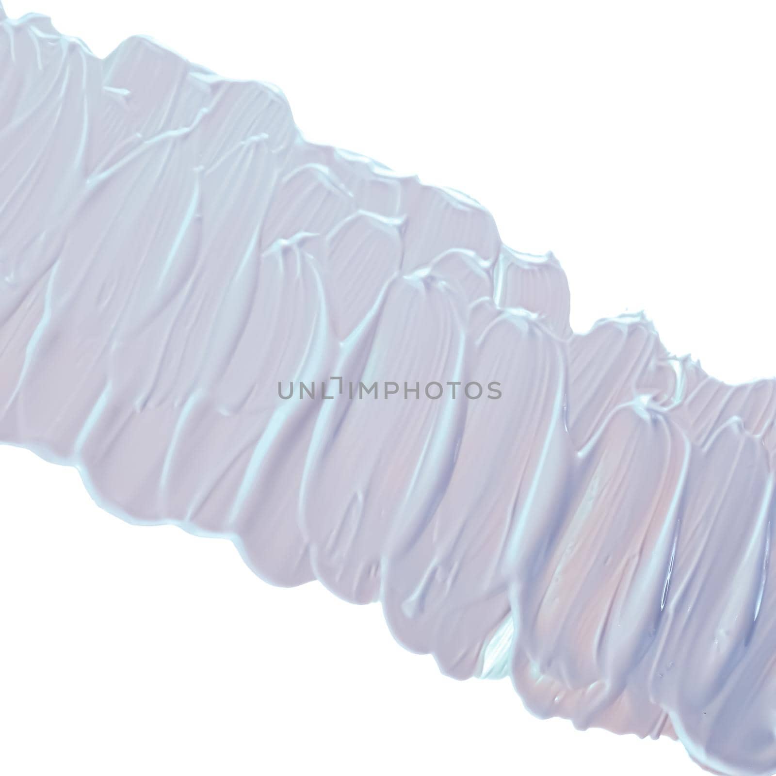 Pastel blue beauty swatch, skincare and makeup cosmetic product sample texture isolated on white background, make-up smudge, cream cosmetics smear or paint brush stroke by Anneleven