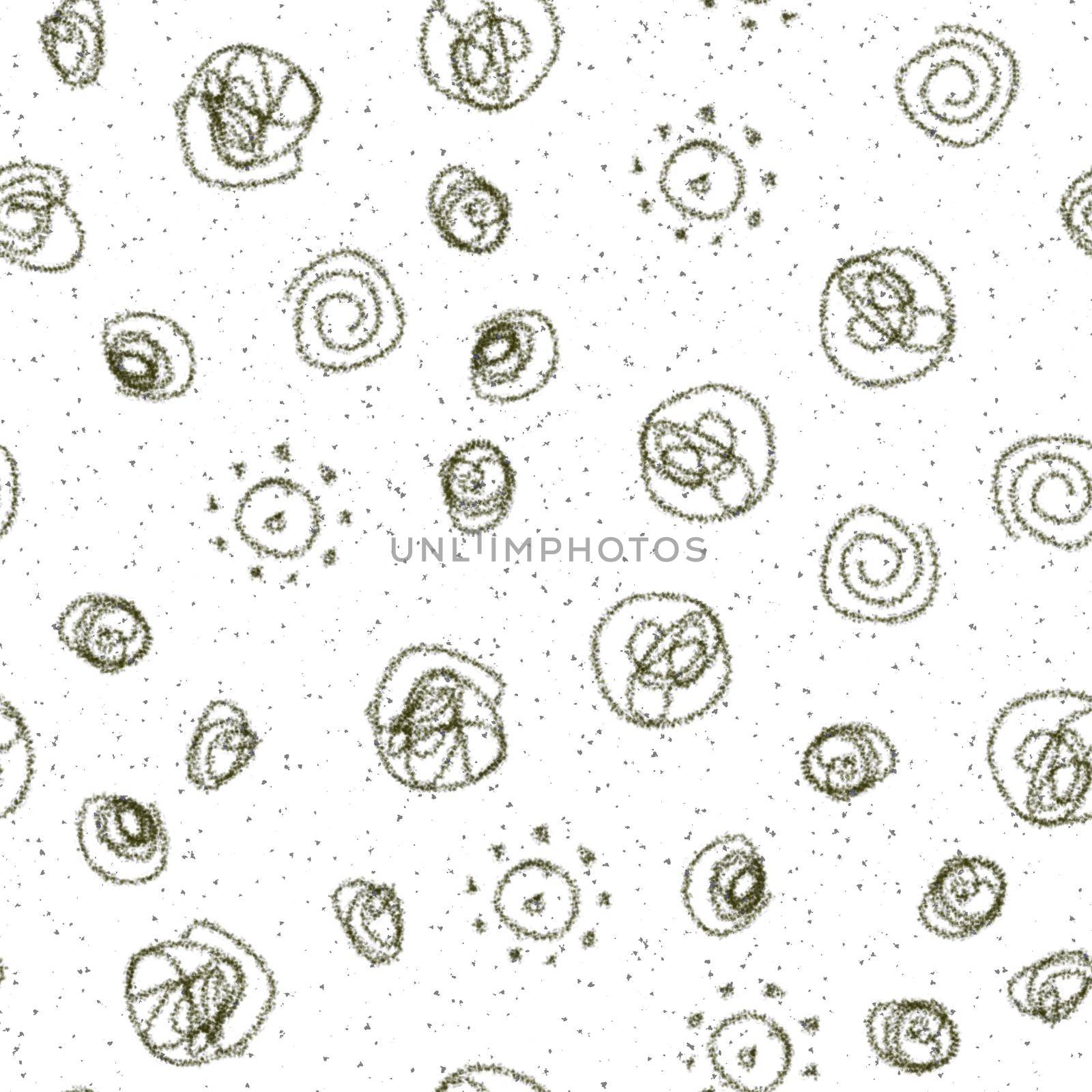 Hand Drawn Snowflakes Christmas Seamless Pattern. Subtle Flying Snow Flakes on chalk snowflakes Background. Amazing chalk handdrawn snow overlay. Superb holiday season decoration.