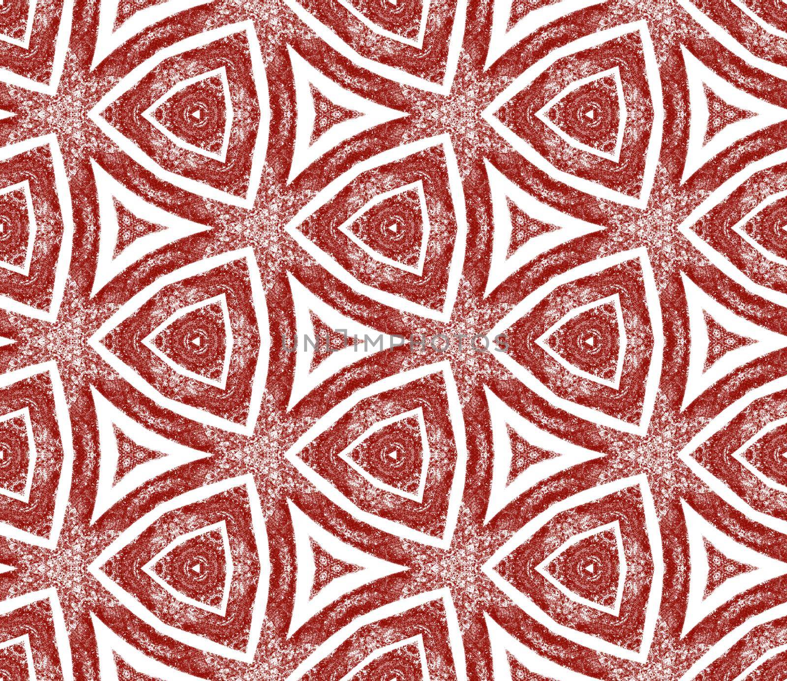 Chevron stripes design. Maroon symmetrical kaleidoscope background. Geometric chevron stripes pattern. Textile ready grand print, swimwear fabric, wallpaper, wrapping.
