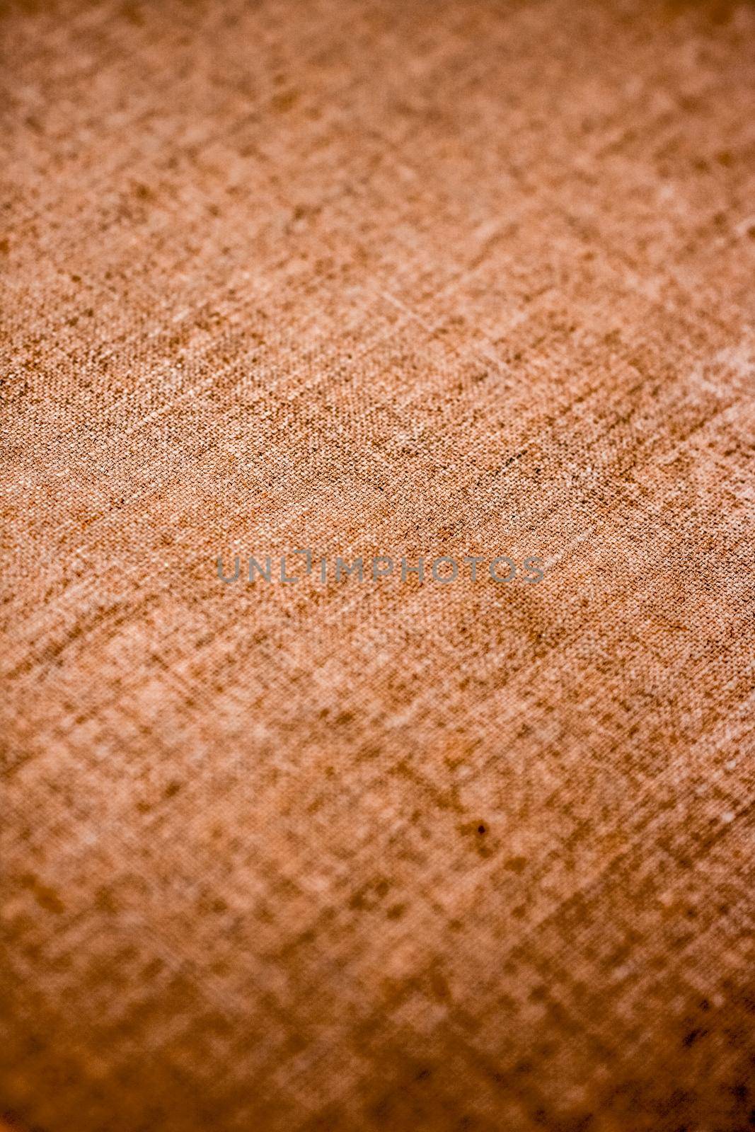 Decorative vintage linen fabric textured background for interior, furniture design and art canvas backdrop by Anneleven