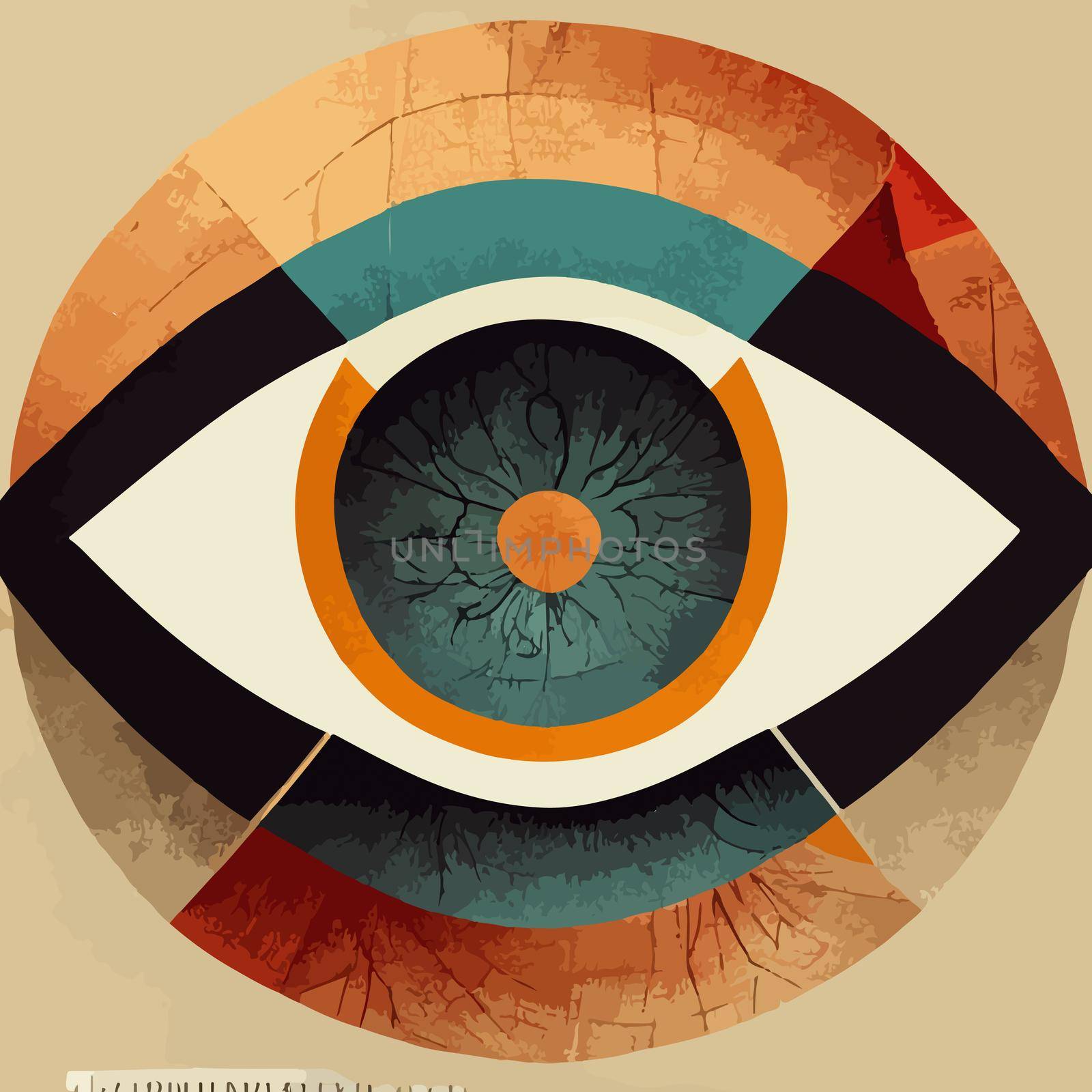 eye pattern geometry background. abstract geometric background. colorful geometric illustration. by JpRamos