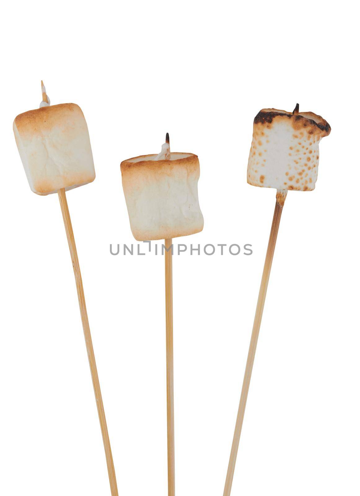 Marshmallow on wooden stick by pioneer111