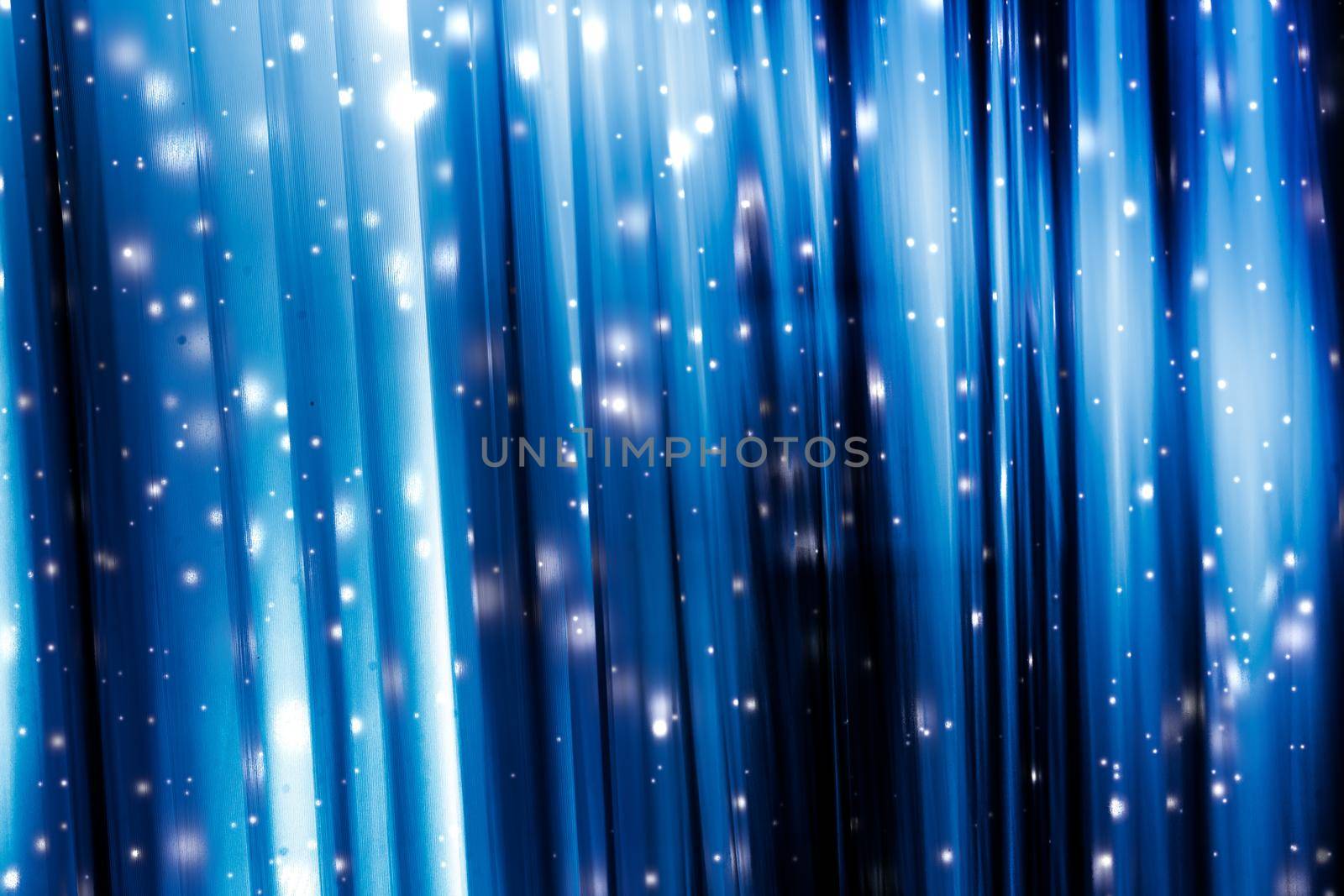 Christmas card, New Years Eve and winter beauty art concept - Holiday brand abstract background, blue digital design with glowing snow