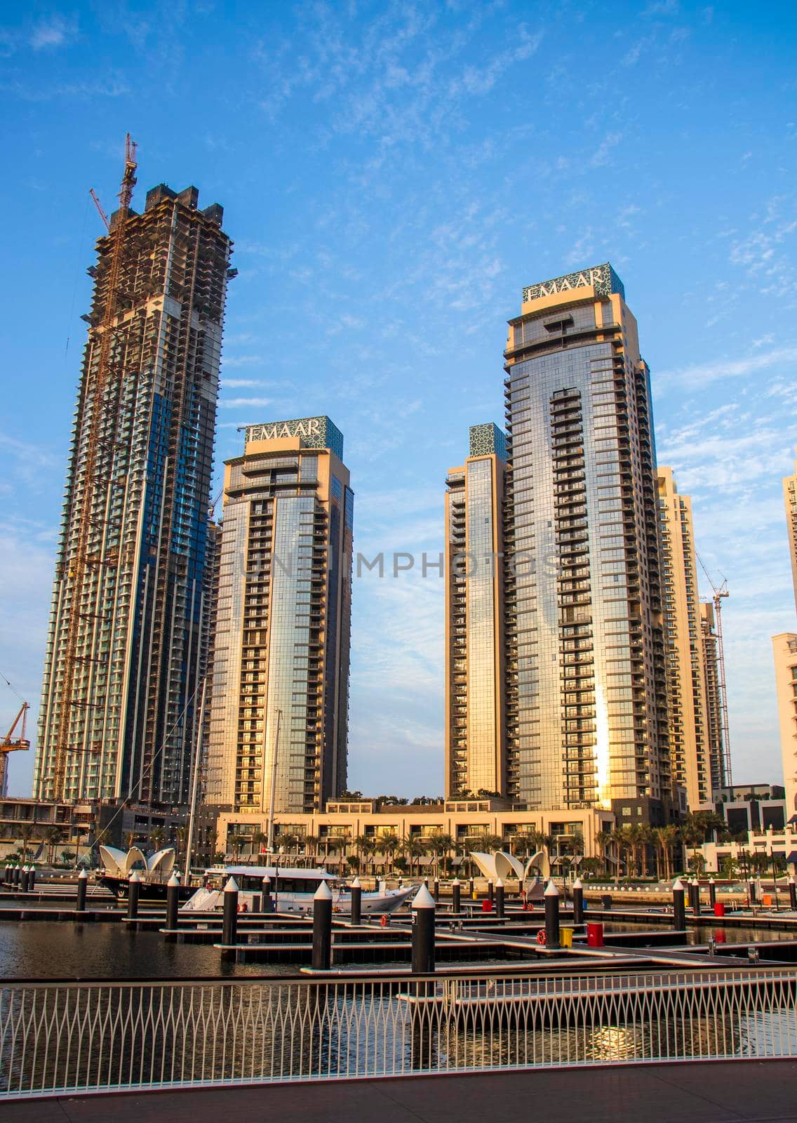 Dubai creek harbour development by EMAAR. UAE. Outdoors by pazemin