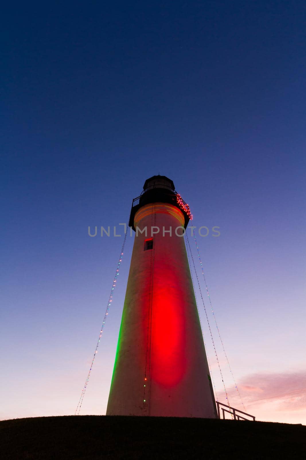 Port Isabel Lighthouse near South Parde Island, TX.