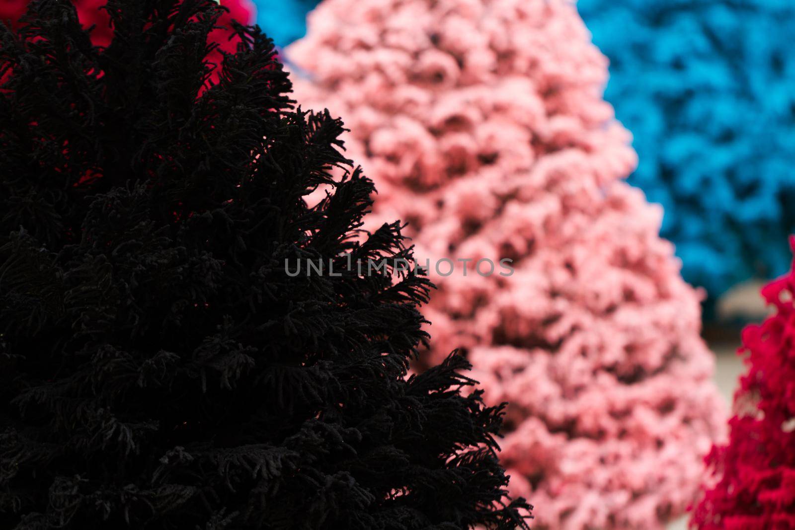 Flocked Christmas Tree by arinahabich