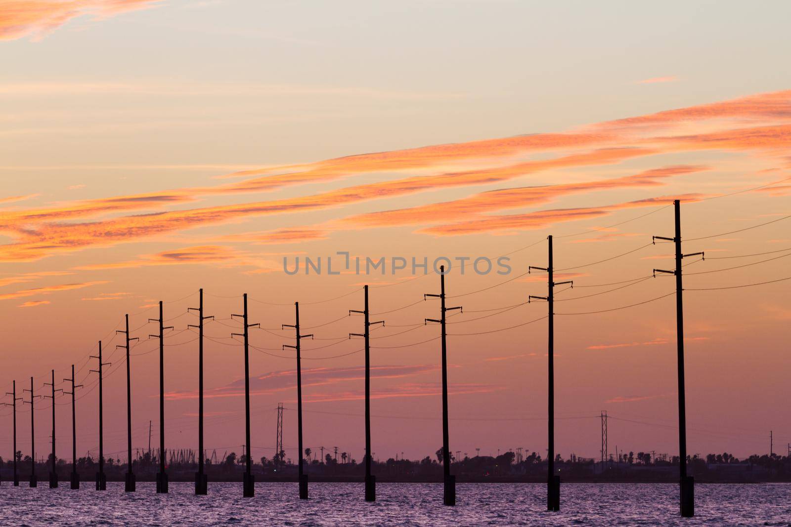 Sunset at South Padre Island, TX.