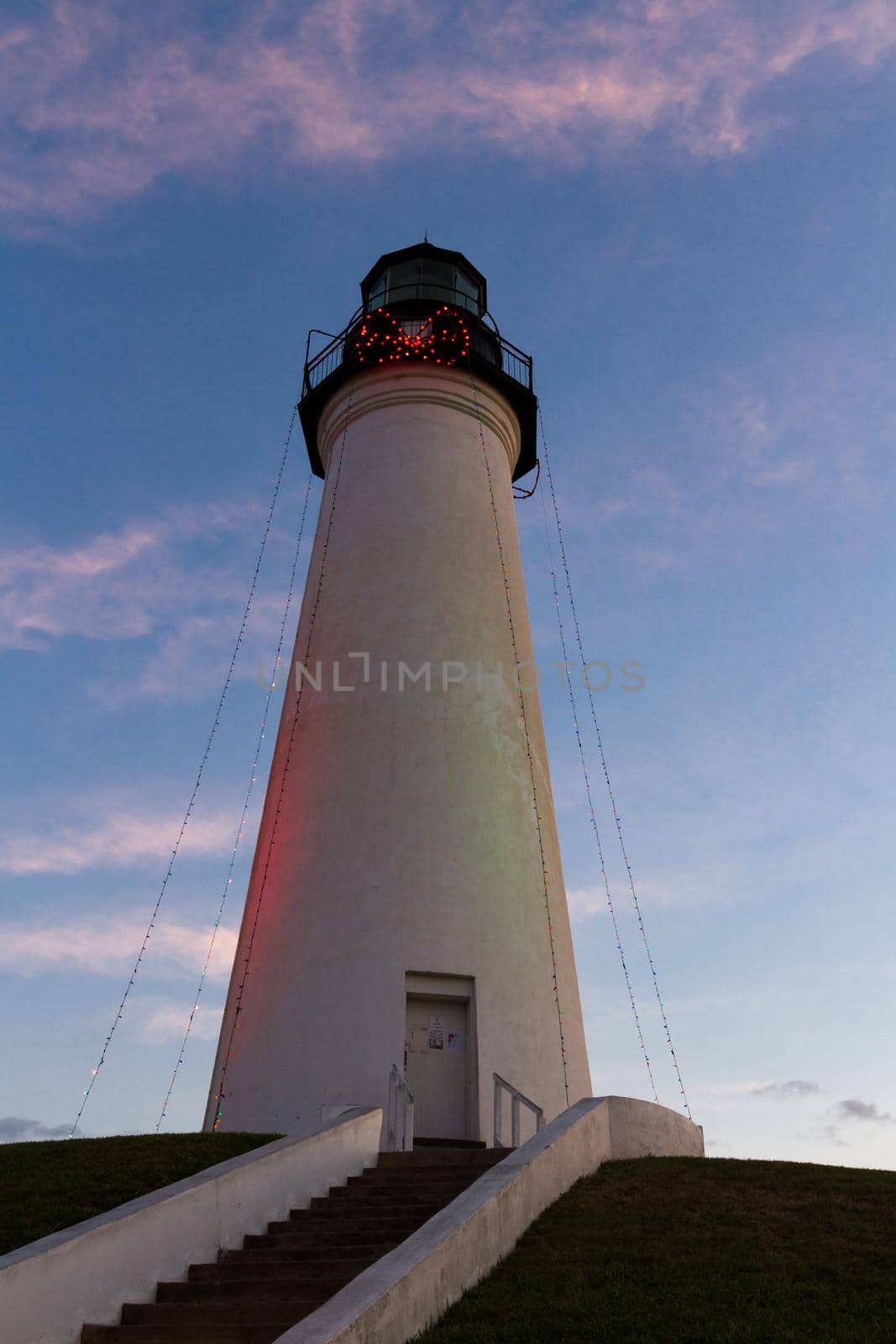 Port Isabel Lighthouse near South Parde Island, TX.