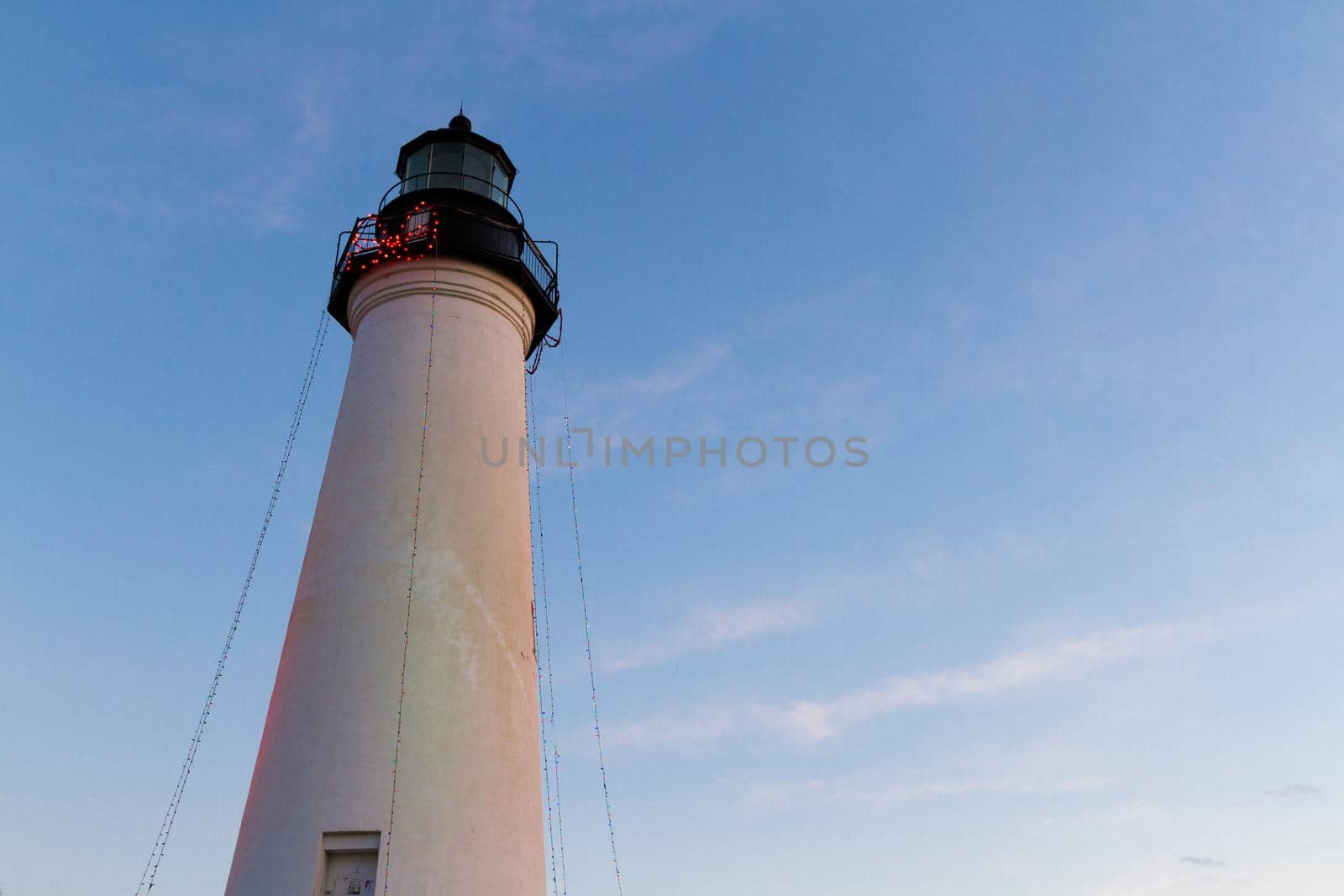 Port Isabel Lighthouse near South Parde Island, TX.