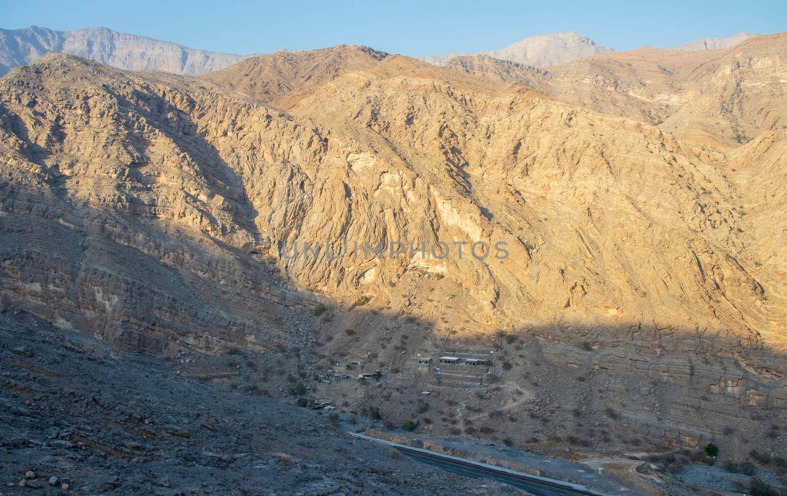 Jebael Jais mountain of Ras Al Khaimah emirate. United Arab Emirates, by pazemin