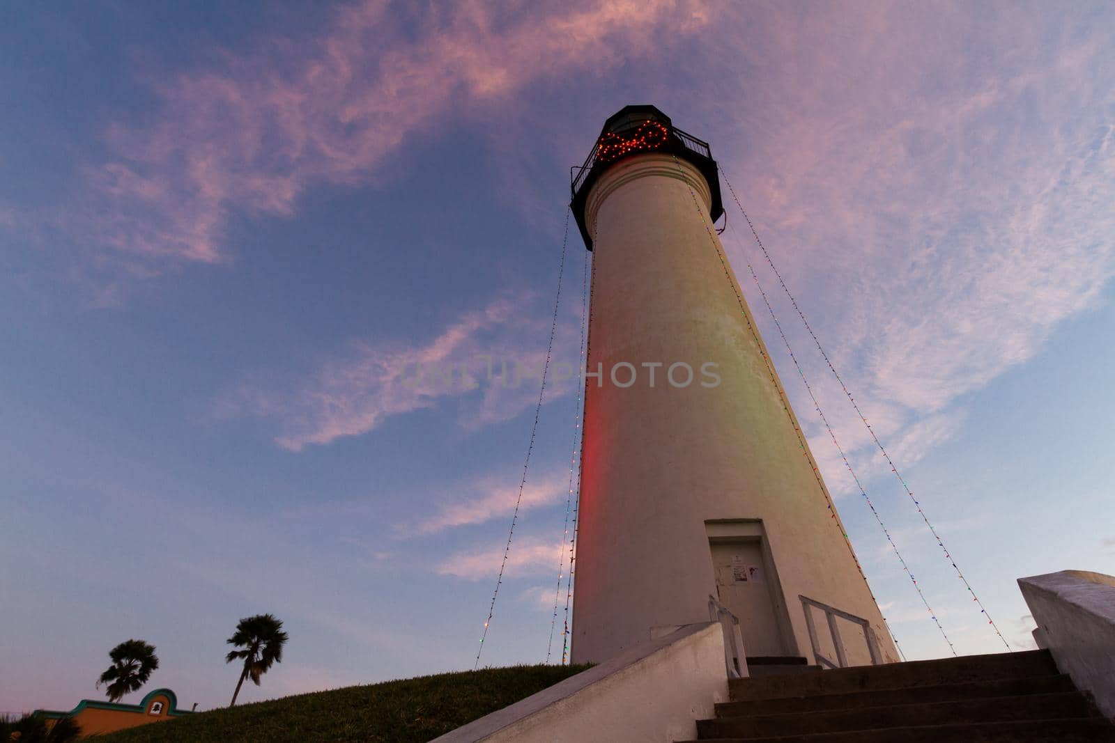 Port Isabel Lighthouse near South Parde Island, TX.