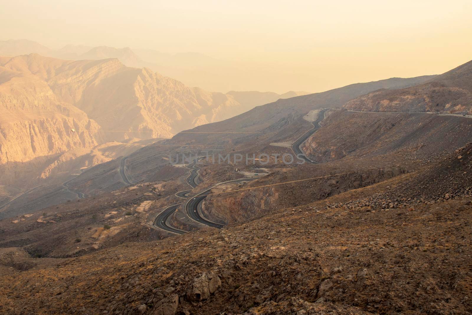 Jebael Jais mountain of Ras Al Khaimah emirate. United Arab Emirates, by pazemin