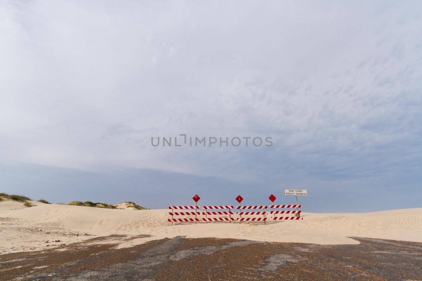 End of the road on South Padre Island, TX.