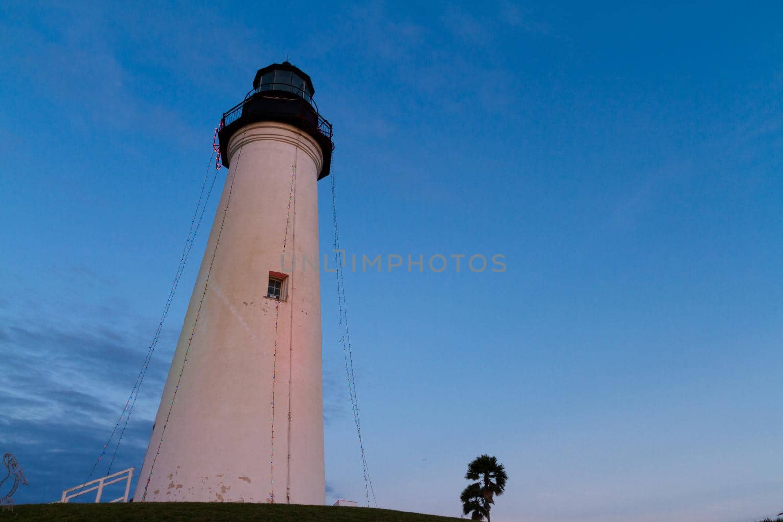 Port Isabel Lighthouse near South Parde Island, TX.