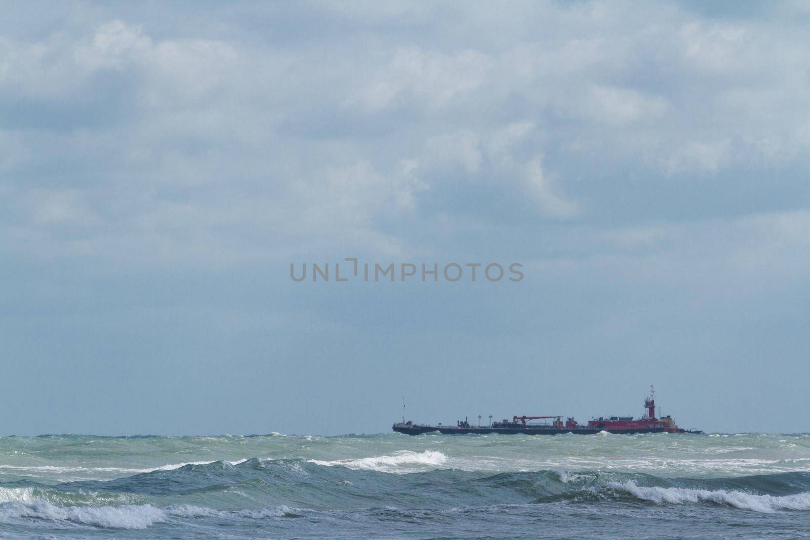 Ocean drilling near South Padre Island, TX.