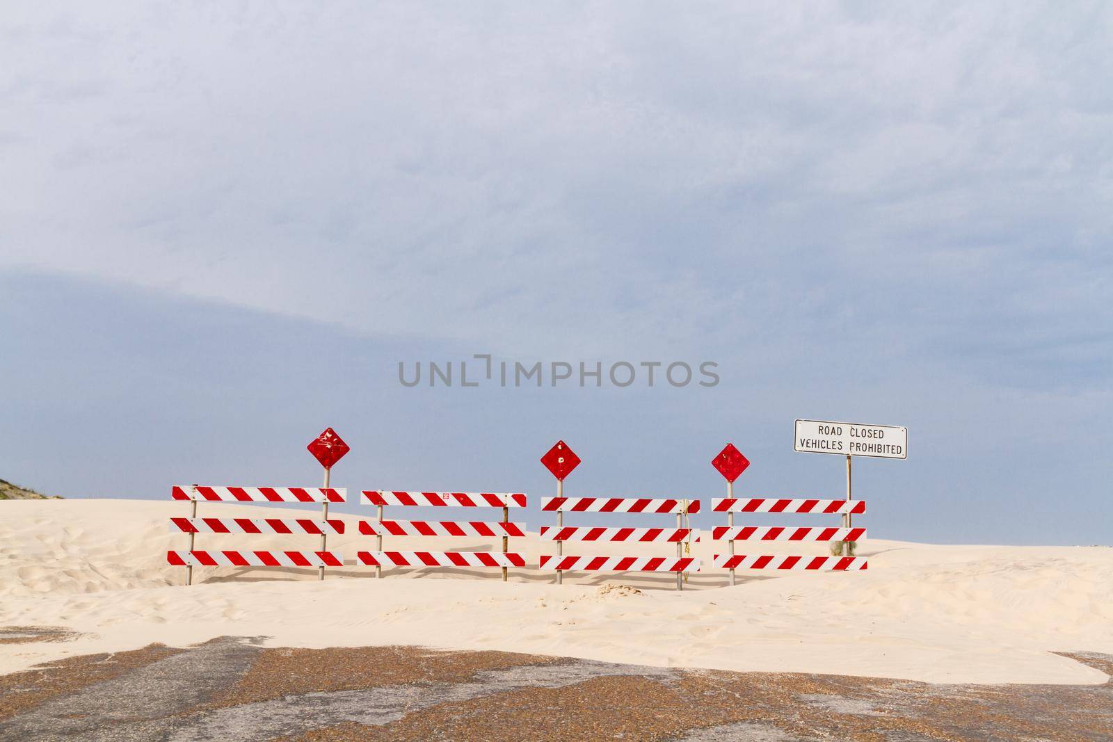 End of the road on South Padre Island, TX.