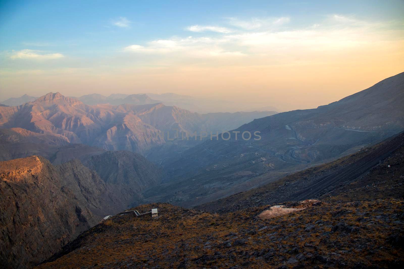 Jebael Jais mountain of Ras Al Khaimah emirate. United Arab Emirates, by pazemin