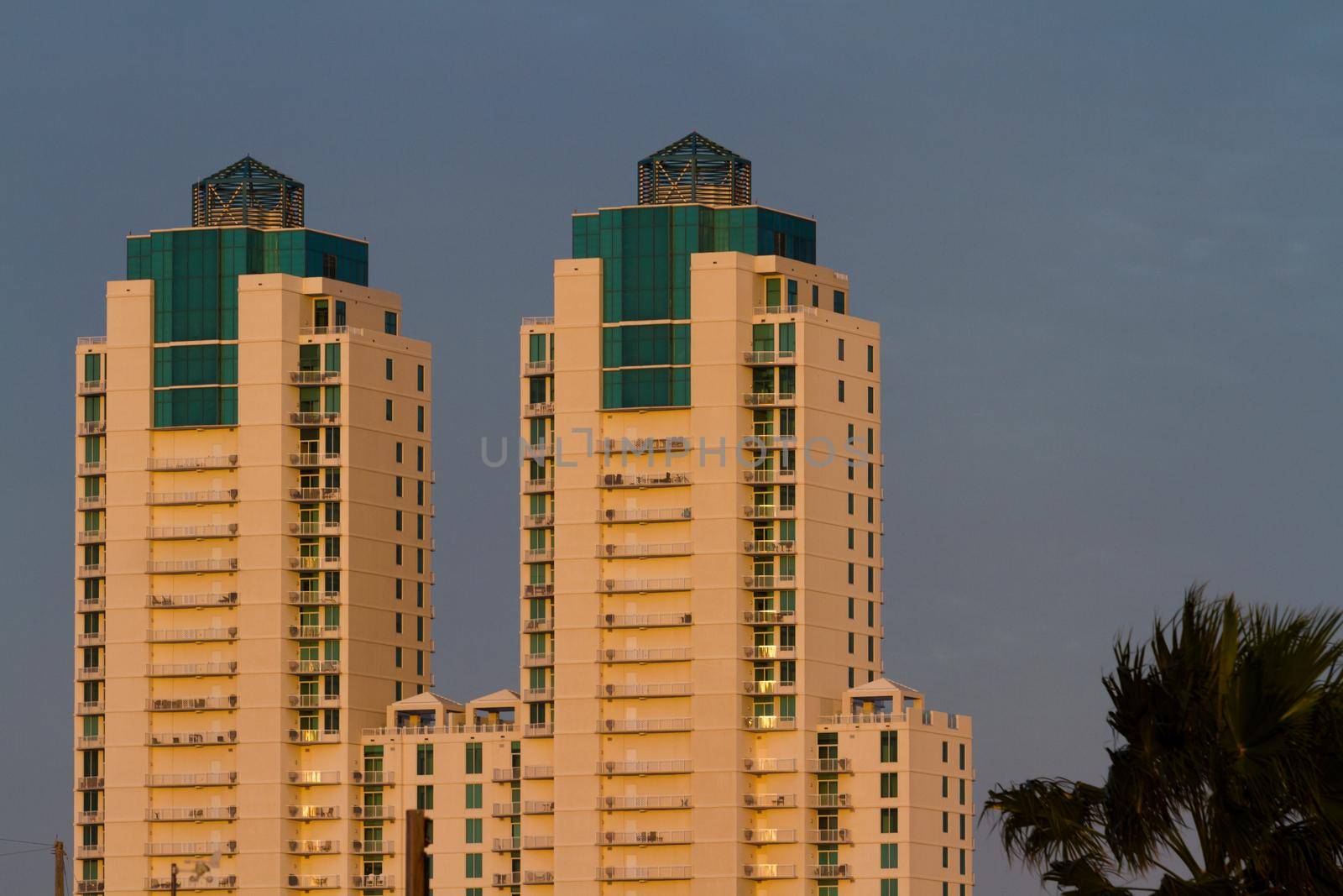 Hotel building on South Padre Island, TX.