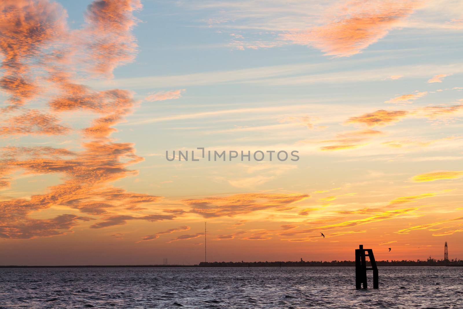 Sunset at South Padre Island, TX.