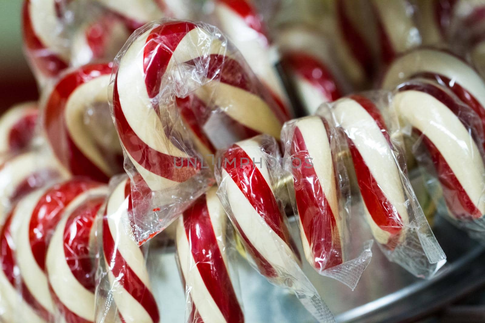 Gourmet hard candies for Christmas holidays.