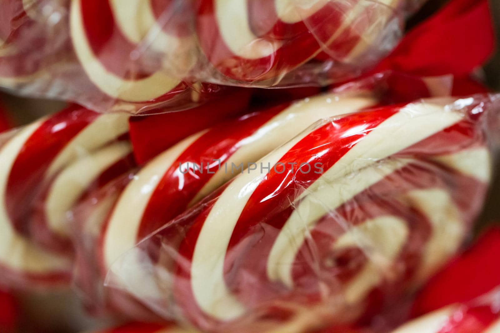 Gourmet hard candies for Christmas holidays.