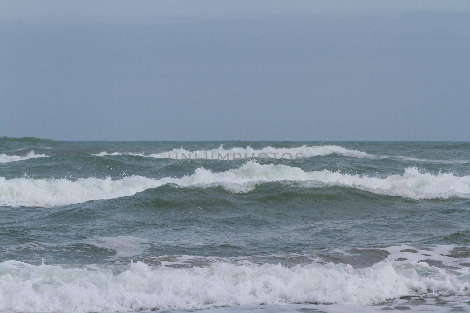 Big waves on the ocean.