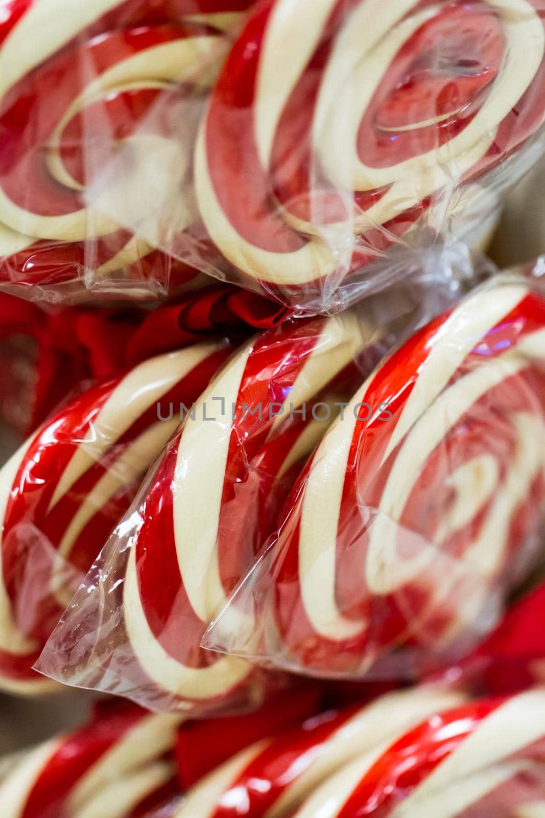 Gourmet hard candies for Christmas holidays.