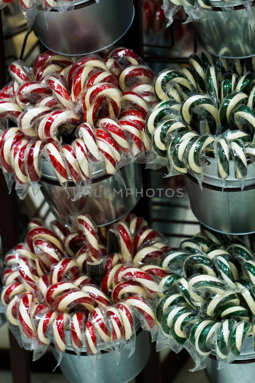Gourmet hard candies for Christmas holidays.