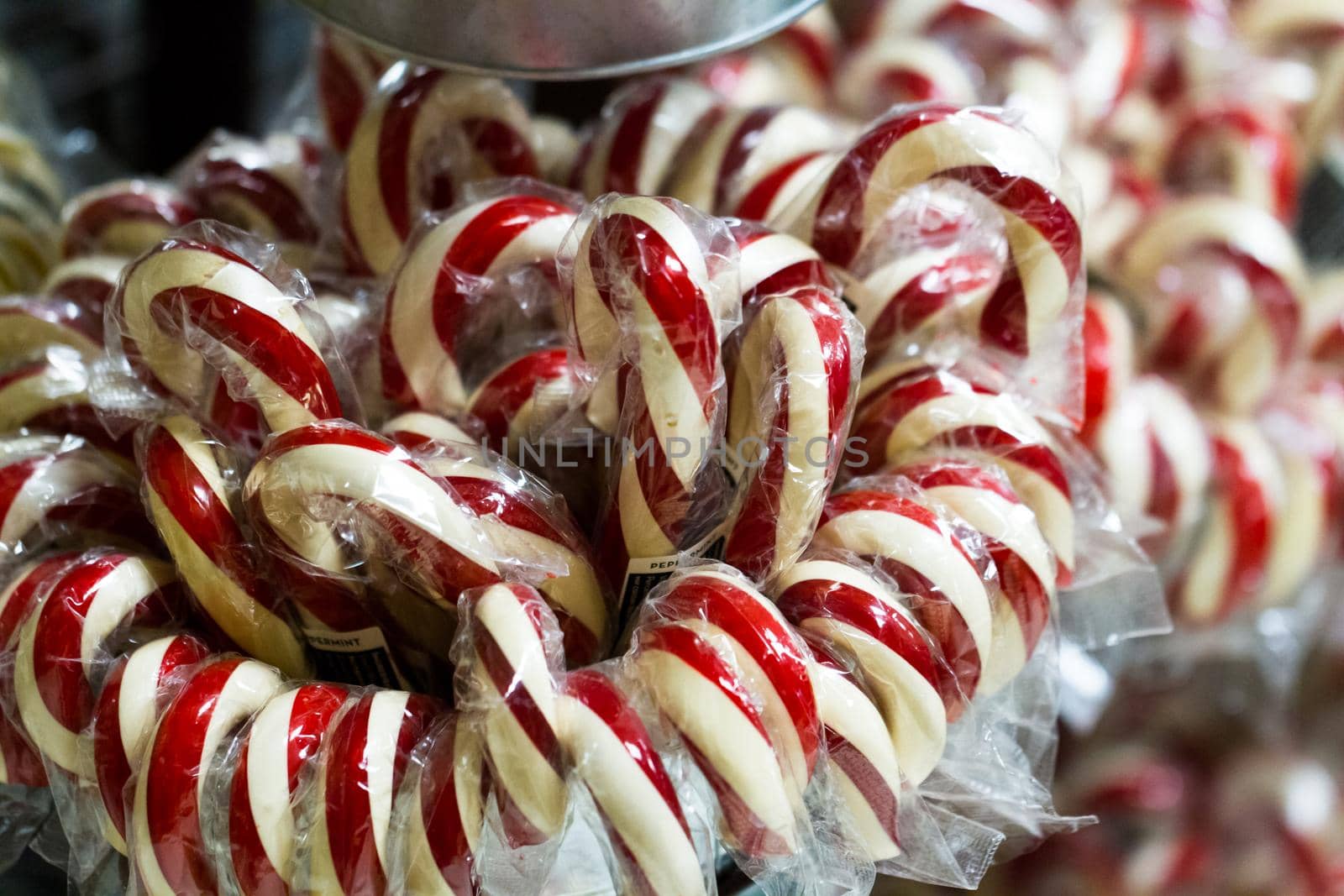 Gourmet hard candies for Christmas holidays.